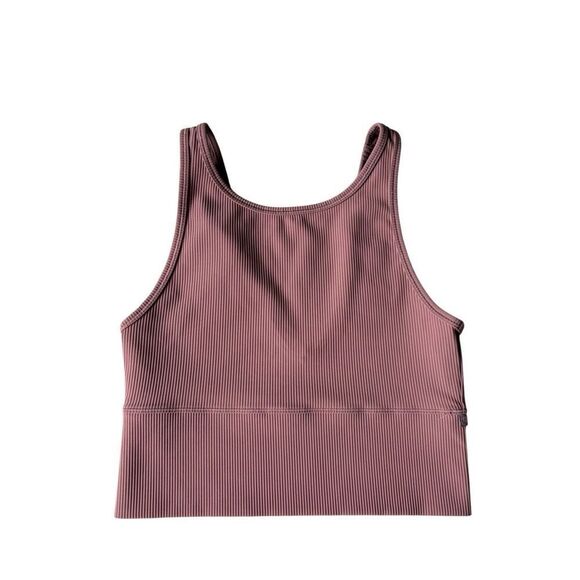 Lululemon Power Pivot Tank Everlux SIZE 6 Dusty Rose Pink Athletic - Picture 3 of 5